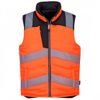 Portwest PW374 PW3 Hi-Vis Reversible Bodywarmer